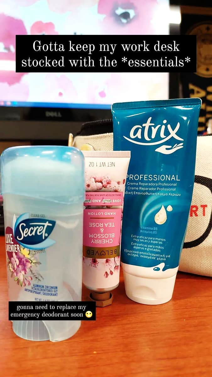 Work Desk Essentials - Deodorant